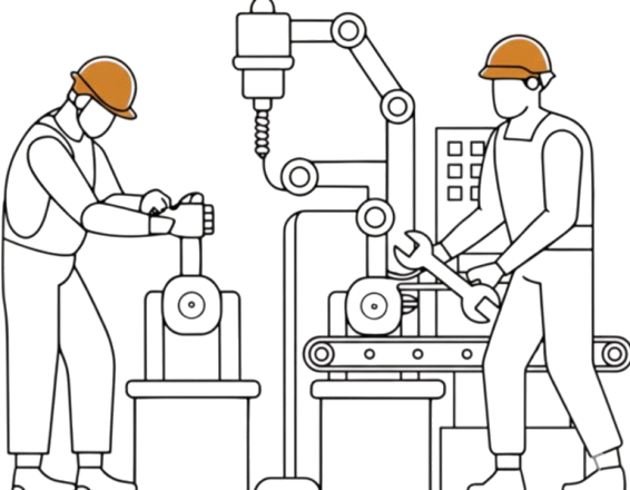 Manufacturing Illustration